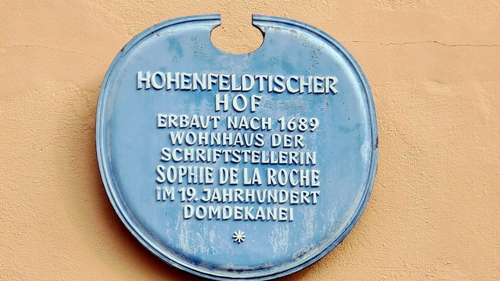 Sophie LaRoche Gedenkstätte-0001 Sophie laroche gedenkstätte 0001